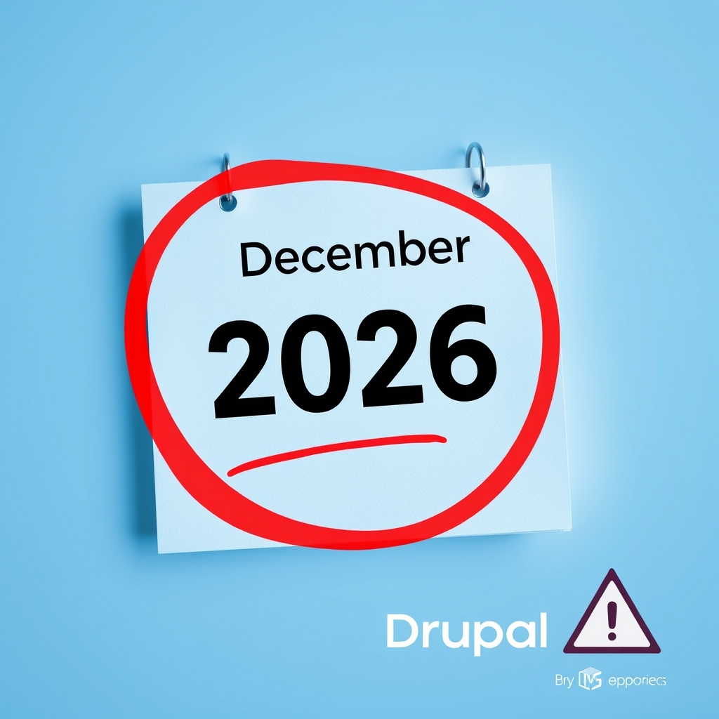 Drupal 10 Reaches End-of-Life on December 9, 2026: What You Need to Know
